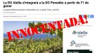 No, la DO Alella no s'integrarà a la DO Penedès