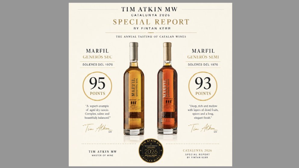 Els generosos Marfil reben grans puntuacions al tast de vins catalans de Tim Atkin