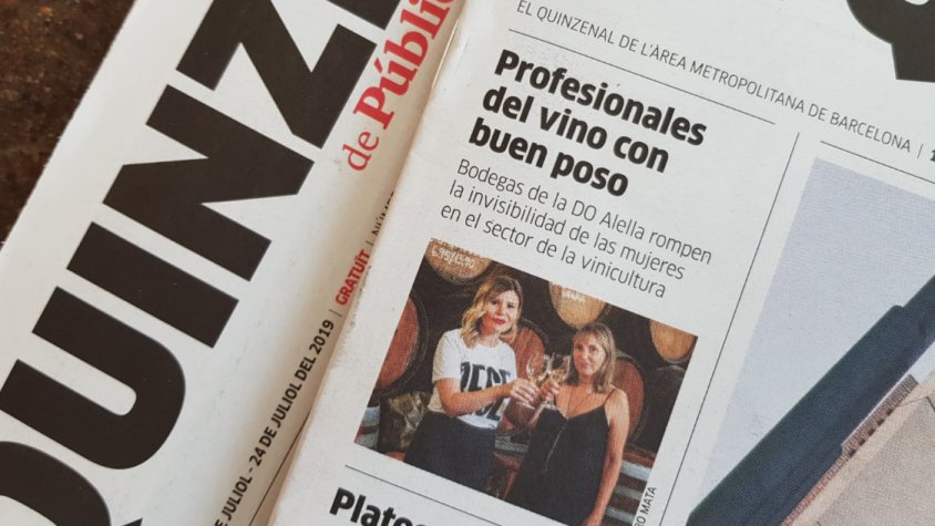 Rebeca Ruiz i Marta Ribas, en portada del quinzenal